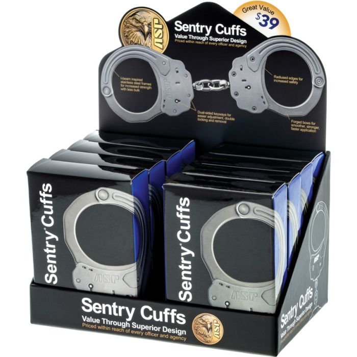 ASP Sentry Handcuff 8pc Display