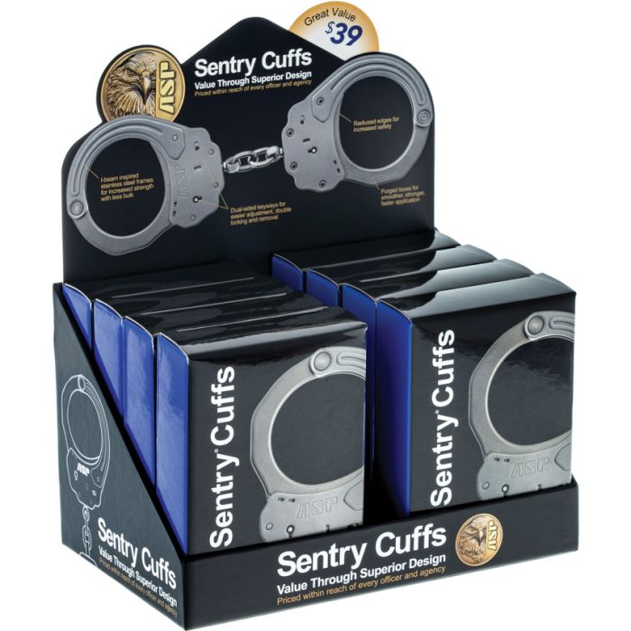 ASP Sentry Handcuff 8pc Display