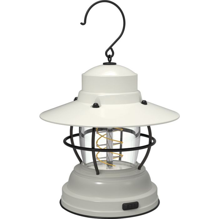 Barebones Living Outpost Lantern Vintage White