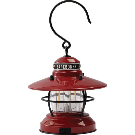 Barebones Living Edison Mini Lantern Red