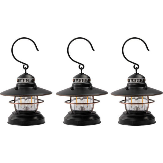 Barebones Living Edison Mini Lantern Bronze 3pk