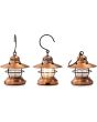 Barebones Living Edison Mini Lantern Copper 3pk