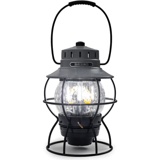 Barebones Living Railroad Lantern Slate Gray