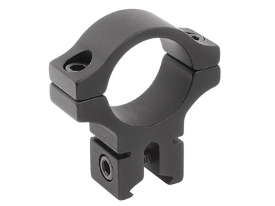 BKL Single 1&quot; Ring, 3/8&quot; or 11mm Dovetail, 0.60&quot; Long, Black