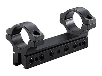 BKL 1-Pc Mount, 4&quot; Long, 1&quot; Rings, 3/8&quot; or 11mm Dovetail, 6 Base Screws, Matte Black