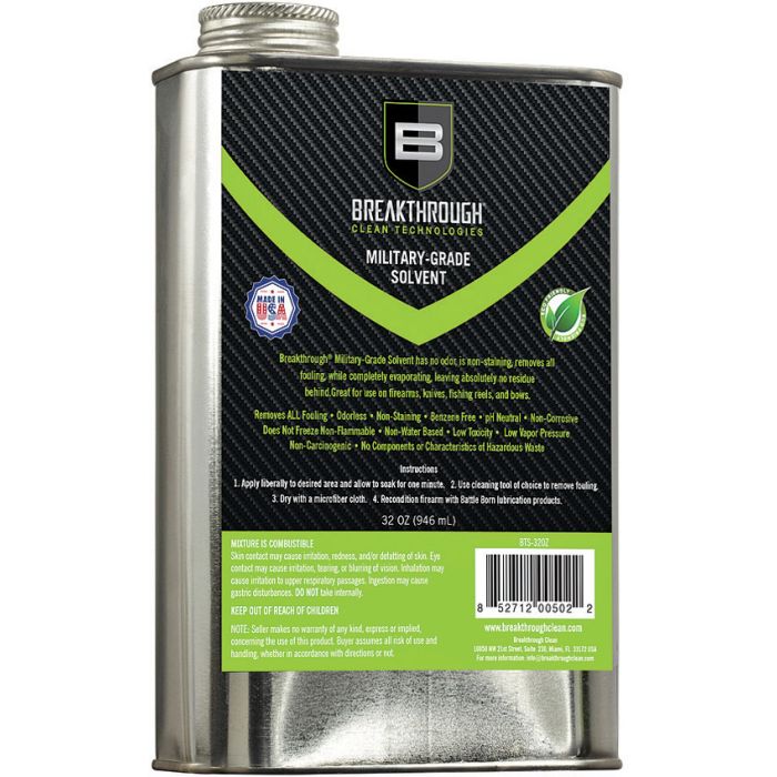 Breakthrough Clean Military-Grade Solvent 32oz