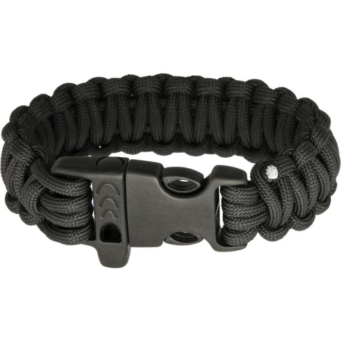 Combat Ready Survival Bracelet Black