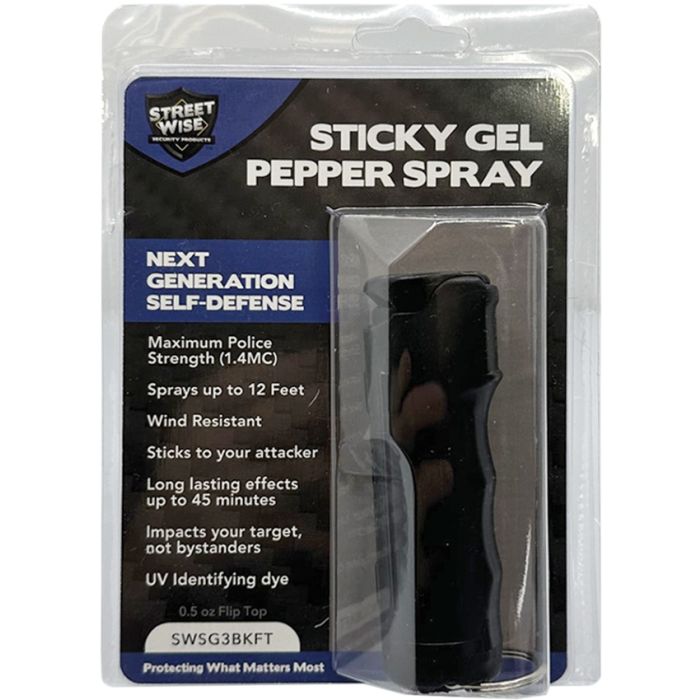 Streetwise Products Sticky Gel Pepper Spray 0.5 oz