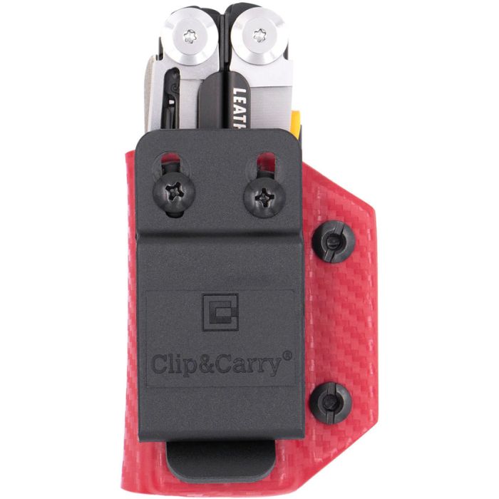 Clip & Carry Leatherman Signal Sheath Red