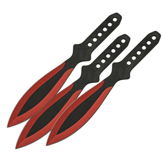 Rite Edge Throwing Knife Set Red