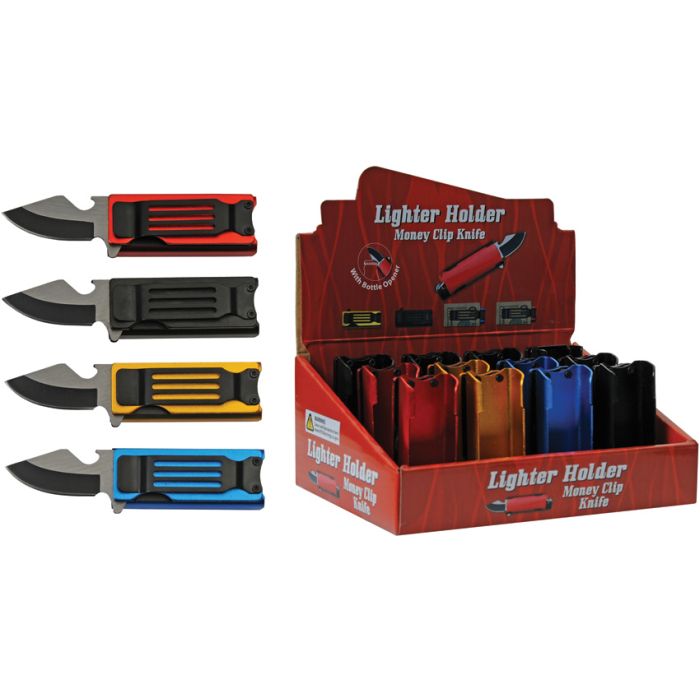 China Made 12pc Lighter Knife Display