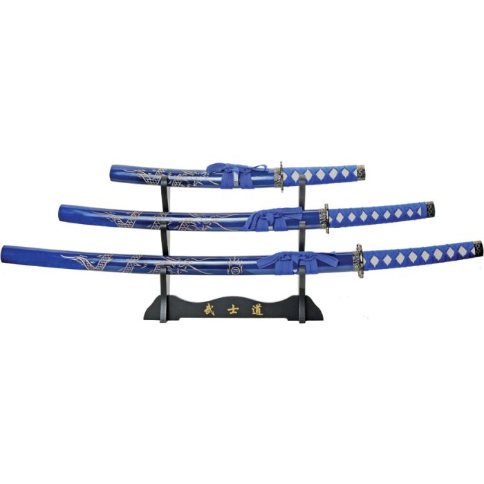 Rite Edge 3pc Dragon Sword Set Blue