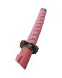 China Made Pink Dragon Katana Set 3pc