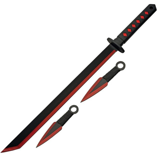 Rite Edge Ninja Sword Thrower Set Red