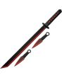 Rite Edge Ninja Sword Thrower Set Red