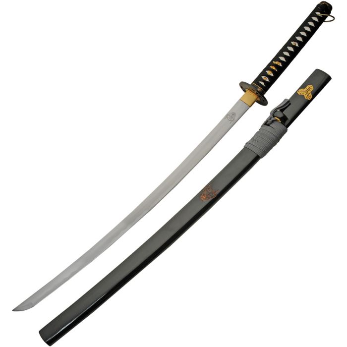 Rite Edge Oni Katana with Wood Stand