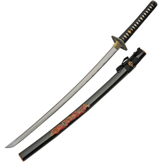 China Made Fire Dragon Katana