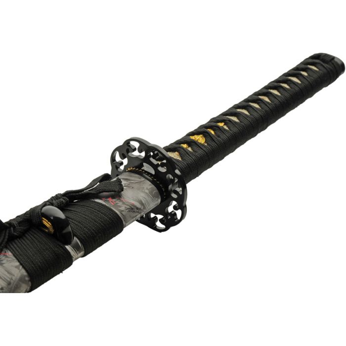 China Made Snarling Wolf Katana