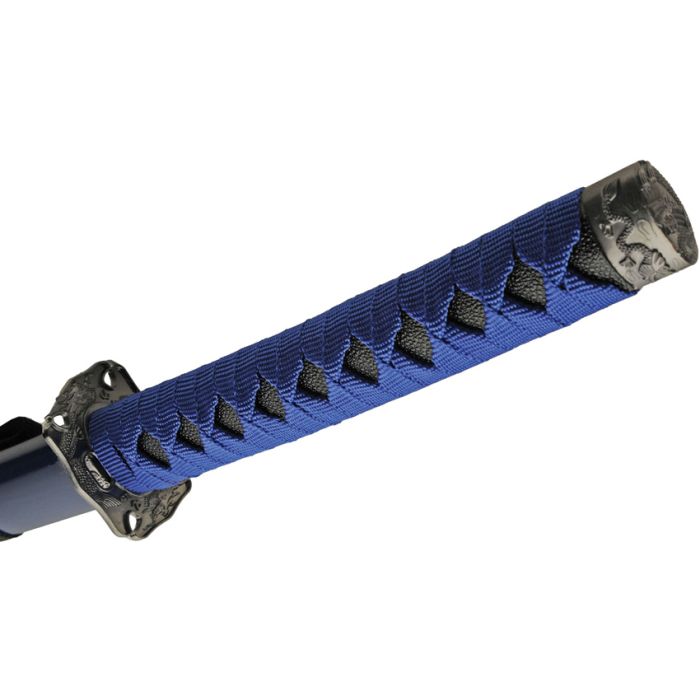 China Made Dragon Katana Blue