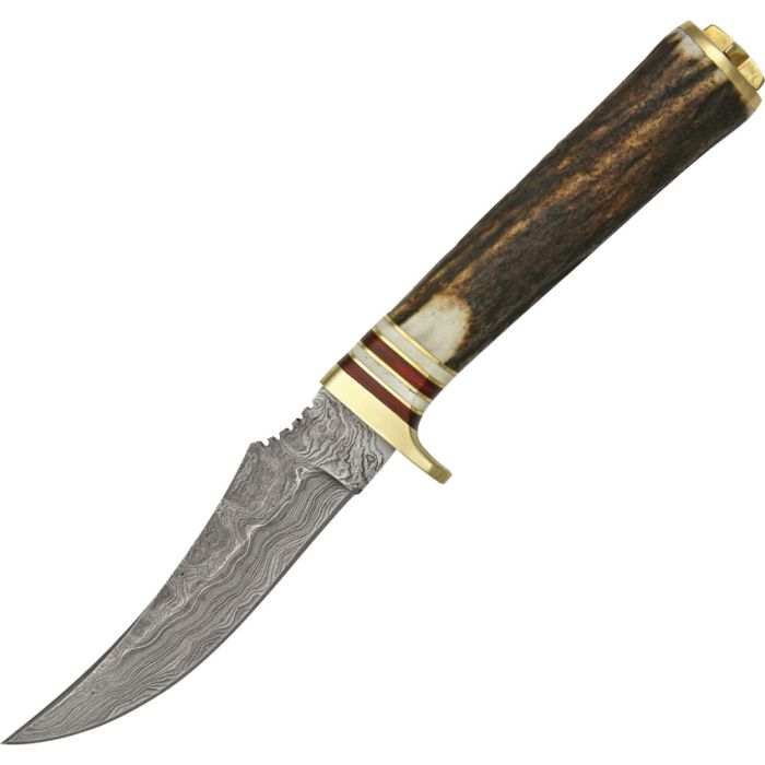 Damascus Slim Blade Skinner