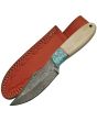 Damascus Turquoise Bone Skinner