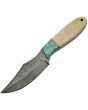 Damascus Turquoise Bone Skinner