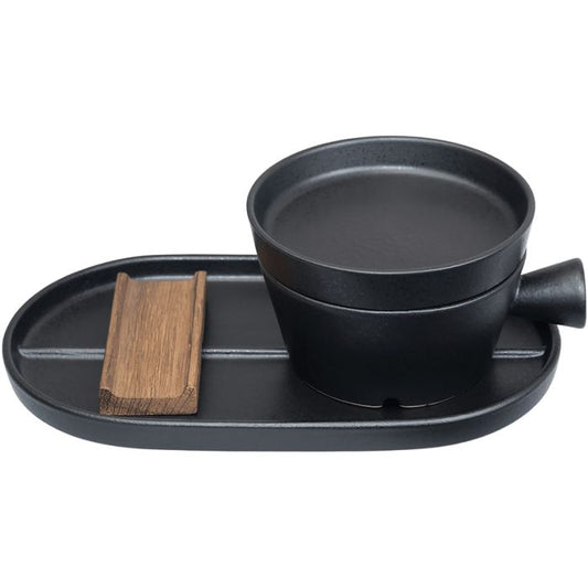 Dovo Shave Bowl Set- Pitch Dark