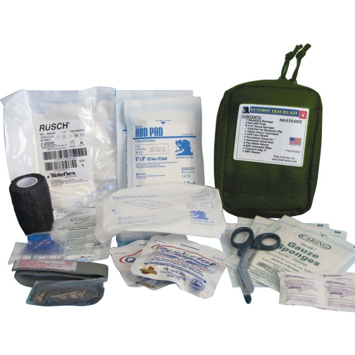 Elite First Aid Gunshot Trauma Kit OD