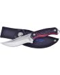 Frost Cutlery Skinner Red Delrin