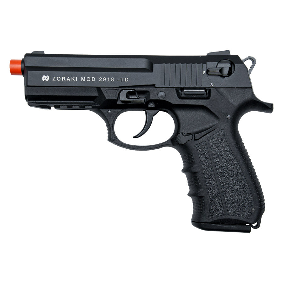 Zoraki Front Firing 2918 Black Finish 9mm Blank Gun Pistol