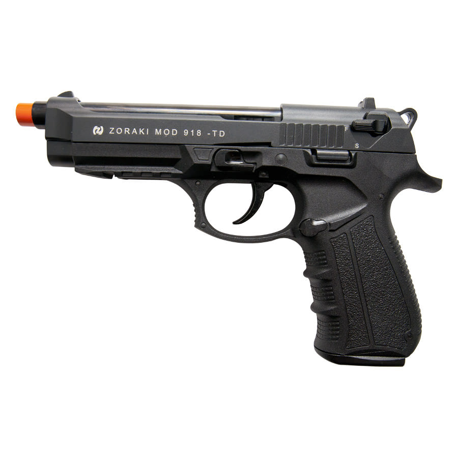 Zoraki Front Firing M918 Black Finish 9mm Blank Gun Pistol