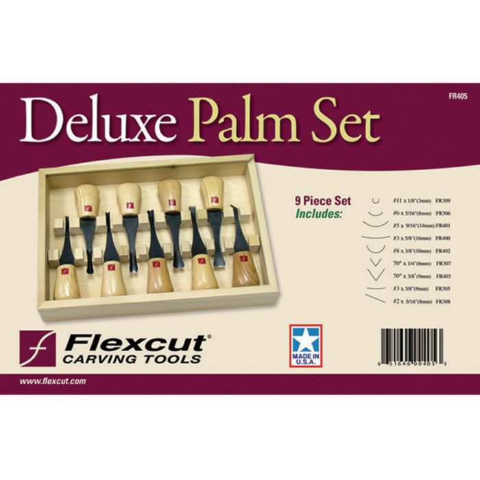 Flexcut Deluxe Palm Set