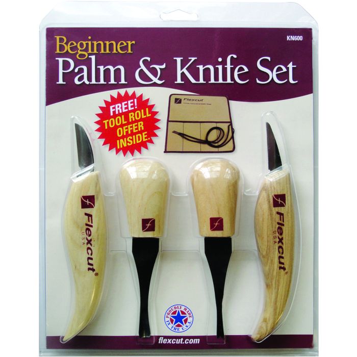 Flexcut Beginner Palm and Knife Set