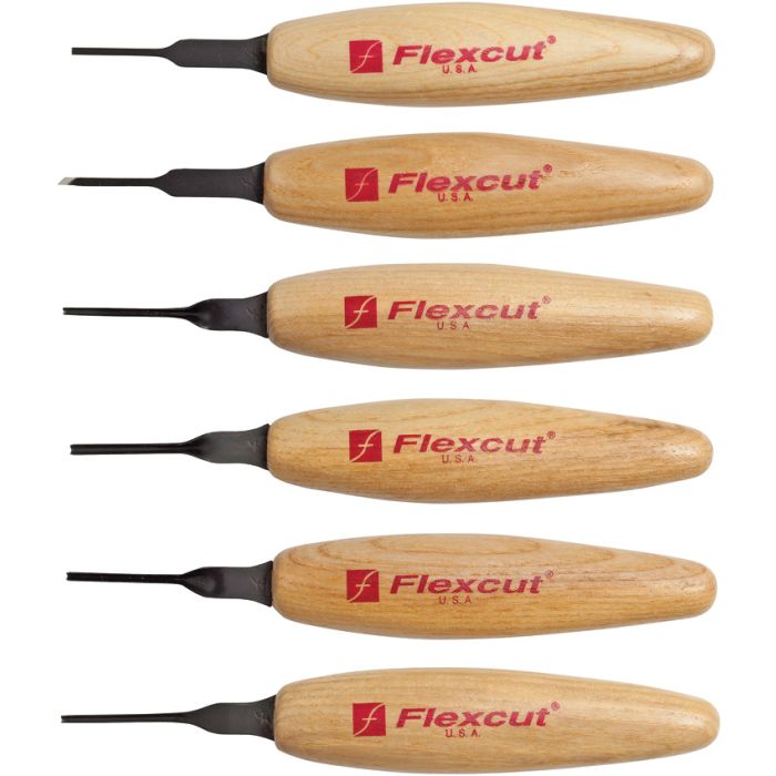 Flexcut Mixed Profile Micro Tool Set