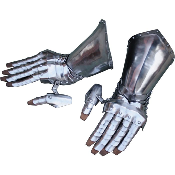 Get Dressed For Battle Articulated Steel Gauntlets