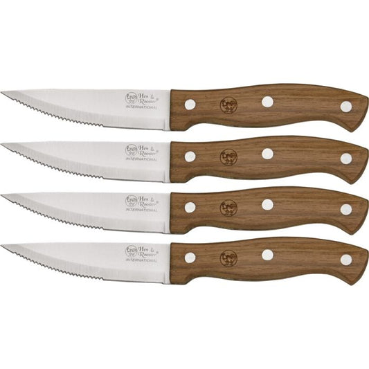 Hen & Rooster Four Piece Jumbo Steak Set