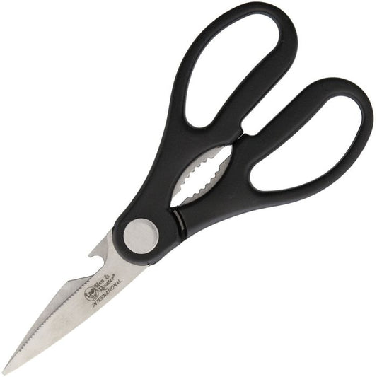 Hen & Rooster Kitchen Shears Black