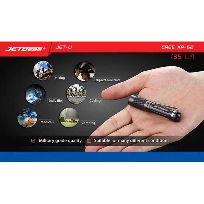 JETBeam JET-U LED Flashlight