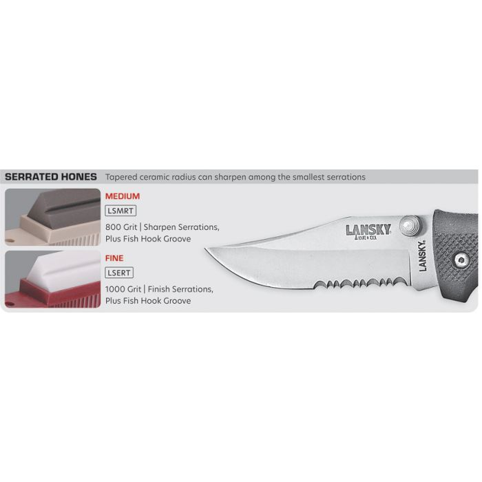 Lansky Serrated Edge Sharpening Hone