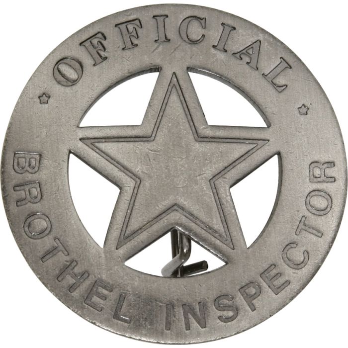 Badges Of The Old West Official Brothel Inspector