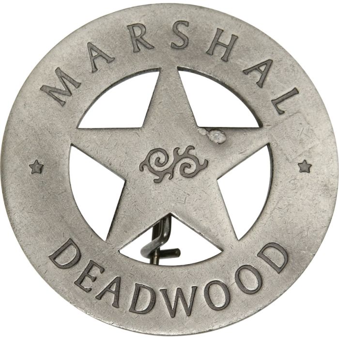 Badges Of The Old West Marshal Deadwood Badge