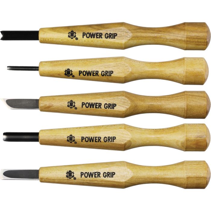 Mikihisa Power Grip Wood Chisel Set 5pc