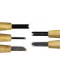 Mikihisa Power Grip Wood Chisel Set 5pc