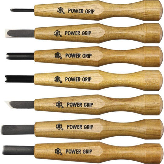 Mikihisa Power Grip Wood Chisel Set 7pc