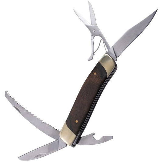 No Box Tools Multi-Tool Knife Brown