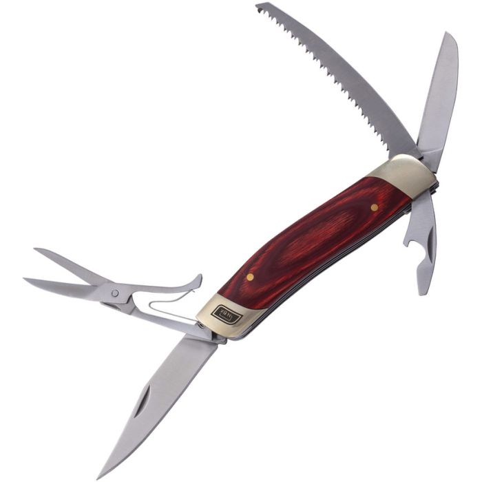 No Box Tools Multi-Tool Knife Red