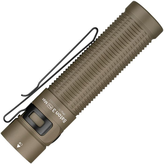 Olight Baton 3 Pro Max Flashlight Tan