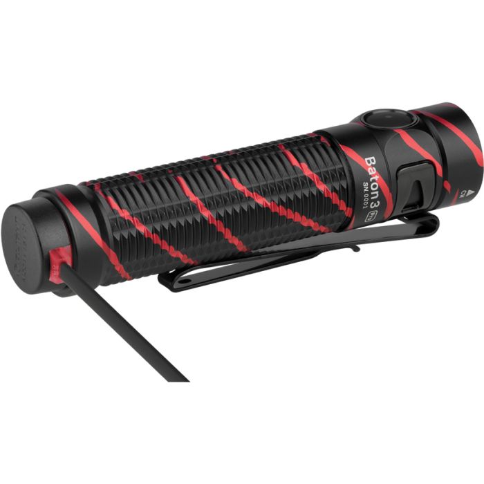 Olight Baton 3 Pro Flashlight Lava