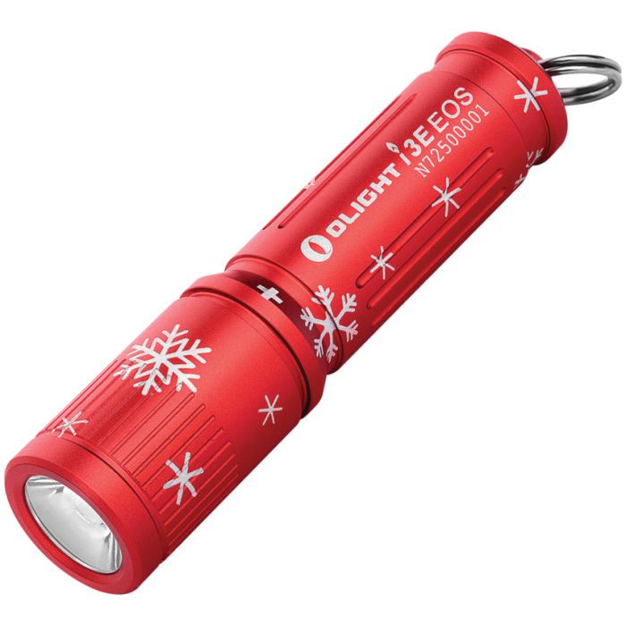 Olight I3E Flashlight Snowflake Red