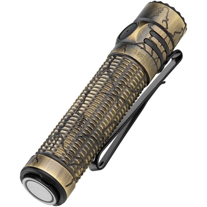 Olight Warrior Mini 3 Cracked Brass